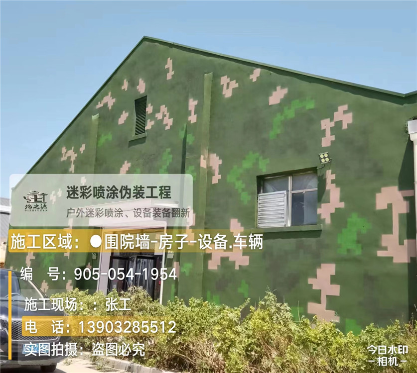 平顶山外墙数码迷彩漆施工报价清单（100㎡标准墙面测算）